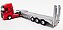 Miniatura Caminhão Volvo Fh 500 Vermelho  + Carreta Prancha 1/64 - Imagem 1