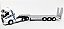 Miniatura Caminhão Volvo Fh 500 Branco + Carreta Prancha 1/64 - Imagem 2