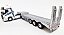 Miniatura Caminhão Volvo Fh 500 Branco + Carreta Prancha 1/64 - Imagem 1