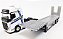Miniatura Caminhão Volvo Fh 500 Branco + Carreta Prancha 1/64 - Imagem 3