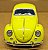 Volkswagen Fusca Amarelo - Escala 1/32 - 13 CM - Imagem 3