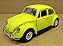 Volkswagen Fusca Amarelo - Escala 1/32 - 13 CM - Imagem 1