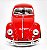 Volkswagen Fusca Vermelho - Escala 1/32 - 13 CM - Imagem 4
