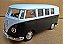 Volkswagen Kombi 1962 Preto/Branca - Escala 1/32 - 13 CM - Imagem 1