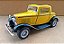 Ford 3 Window 1932 Coupé Amarelo/Preto - Escala 1/32- 12 CM - Imagem 3