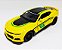 Chevrolet Camaro  Amarelo Racing  - Escala 1/38 - 12 CM - Imagem 3