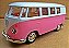 Volkswagen Kombi 1962 Rosa/Branca - Escala 1/32 - 13 CM - Imagem 1