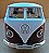 Volkswagen Kombi 1962 Marrom/Branca - Escala 1/32 - 13 CM - Imagem 3