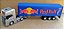 SCANIA R730 RED BULL - ESCALA 1/64 + CARRETA ESCALA 1/64 = 26 CM - Imagem 2