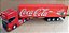 SCANIA R730 COCA COLA  - ESCALA 1/64 + CARRETA ESCALA 1/64 = 26 CM - Imagem 2