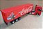 SCANIA R730 COCA COLA  - ESCALA 1/64 + CARRETA ESCALA 1/64 = 26 CM - Imagem 3