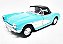 Chevrolet Corvette 1957 Azul - Escala 1/34 - 12 CM - Imagem 3