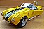 Shelby Cobra 427 1965  Amarelo - ESCALA 1/32 - 13 CM - Imagem 1