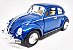 Volkswagen Fusca Azul Escuro - Escala 1/32 - 13 CM - Imagem 2