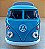 Volkswagen Kombi Cabine Dupla Azul - Escala 1/43 - 11 CM - Imagem 3