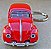 Volkswagen Fusca Vermelho - Chaveiro - Escala 1/64 - 06 CM - Imagem 4