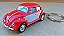 Volkswagen Fusca Vermelho/Branco - Chaveiro - Escala 1/64 - 06 CM - Imagem 1