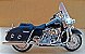 Harley Davidson Road King 2001 Preta - ESCALA 1/18 - 12 CM - Imagem 1
