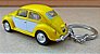 Volkswagen Fusca Amarelo/Branco - Chaveiro - Escala 1/64 - 06 CM - Imagem 4