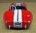 Shelby Cobra 427 1965  Vermelho - ESCALA 1/32 - 13 CM - Imagem 4