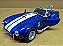 Shelby Cobra 427 1965  Azul- ESCALA 1/32 - 13 CM - Imagem 1