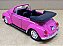 Volkswagen Fusca Rosa Conversível - Escala 1/32 - 13 CM - Imagem 3