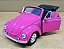 Volkswagen Fusca Rosa Conversível - Escala 1/32 - 13 CM - Imagem 1