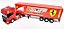 SCANIA R730 FERRARI - ESCALA 1/64 + CARRETA ESCALA 1/64 26 CM - Imagem 2