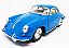 Porsche 356 B Carrera Azul - ESCALA 1/38- 12 CM - Imagem 3