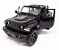 Jeep Wrangler Rubicon Preto - Escala 1/38 - 12 Cm - Imagem 1