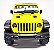 Jeep Wrangler Rubicon Amarelo - Escala 1/38 - 12 Cm - Imagem 4