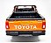 Toyota Hilux 4x4 Laranja - Escala 1/38 13 CM - Imagem 5