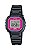 Relógio Casio Mini iluminator Digital Preto/Rosa 16g - Imagem 1