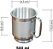 Caneca Aluminio 500 Ml Personalizada - Ótima Qualidade - Imagem 2