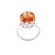 Anel de Citrino e Ouro Branco 18k (A12359) - Imagem 3