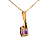 Pingente de Ametista e Ouro Amarelo 18K (P13553) - Imagem 4