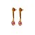 Brinco de Rubelita e Ouro Amarelo 18K (PLTRB22Y) - Imagem 3