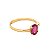 Anel de Rubelita e Ouro Amarelo 18K (A13119) - Imagem 3