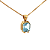 Pingente de Água Marinha e Ouro Amarelo 18K (P11357) - Imagem 3