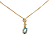 Pingente de Água Marinha e Ouro Amarelo 18K (P13164) - Imagem 2