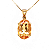 Pingente de Topázio Imperial e Ouro Amarelo 18K (P7731) - Imagem 2
