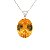 Pingente de Citrino e Ouro Branco 18K (P7643) - Imagem 1