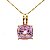 Pingente de Kunzita e Ouro Amarelo 18K (P11265) - Imagem 1