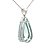 Pingente de Água Marinha e Ouro Branco 18K (P7141) - Imagem 4