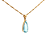 Pingente de Água Marinha e Ouro Amarelo 18K (P13352) - Imagem 3