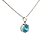 Pingente de Água Marinha e Ouro Branco 18k (P13749) - Imagem 3