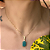 Pingente de  Amazonita e Topázio  Branco em Ouro 18k (P13898n) - Imagem 4