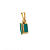Pingente de Amazonita e Topázio  Branco em Ouro 18k (P13906n) - Imagem 3
