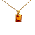 pingente de citrino e ouro amarelo 18k pltci19y - Imagem 3