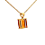 pingente de citrino e ouro amarelo 18k pltci19y - Imagem 4